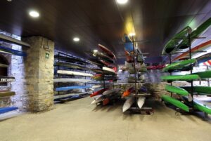 Instalaciones de la Escuela de Piragüismo Molino de Caparroso