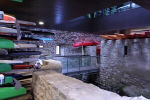 Instalaciones de la Escuela de Piragüismo Molino de Caparroso