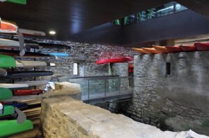 Instalaciones de la Escuela de Piragüismo Molino de Caparroso