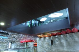 Instalaciones de la Escuela de Piragüismo Molino de Caparroso